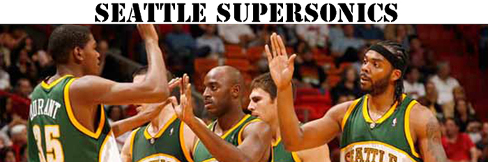 Maillot NBA Seattle Supersonics Pas Cher