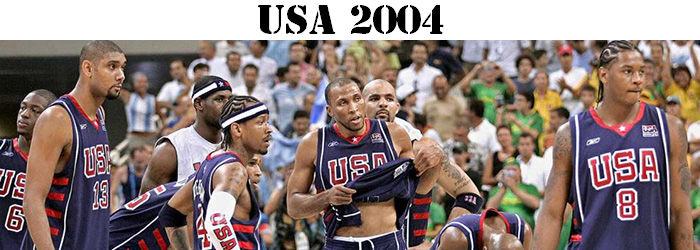 Maillot NBA USA 2004 Pas Cher