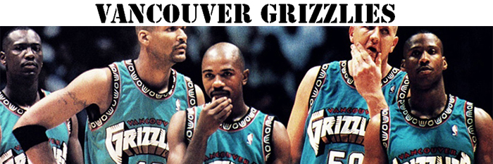 Maillot NBA Vancouver Grizzlies Pas Cher