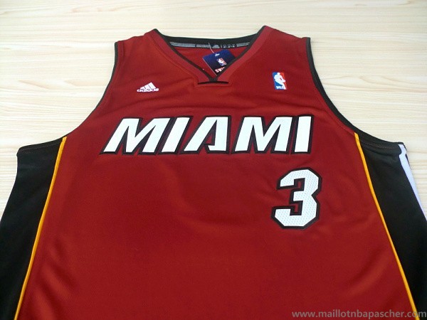 Maillot Rouge Wade Miami Heat Revolution 30